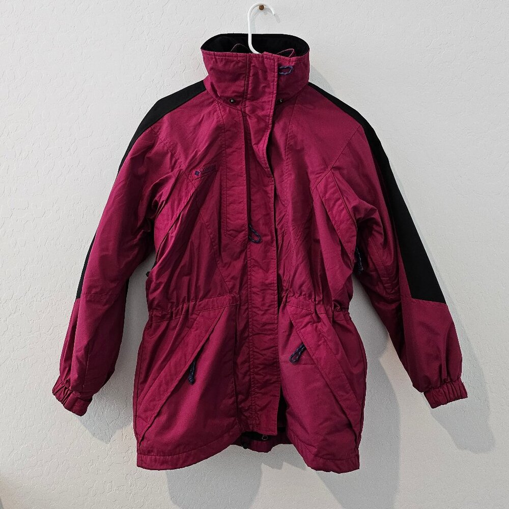 Vintage Women's Double Whammy 2 Piece Zippered Winter Snow Jacket Size‎ Small